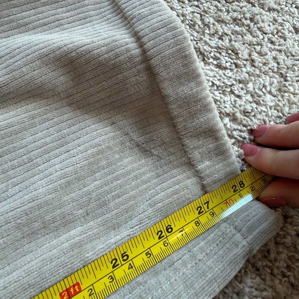 Lululemon Riverstone Scuba Mid Rise Wide Leg Pant Velvet Cord Size 4 - Picture 6 of 6